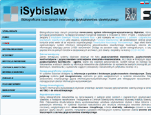 Tablet Screenshot of isybislaw.ispan.waw.pl